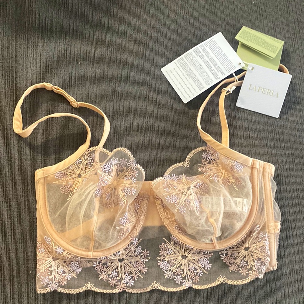 La Perla flower explosion bra size US 34D